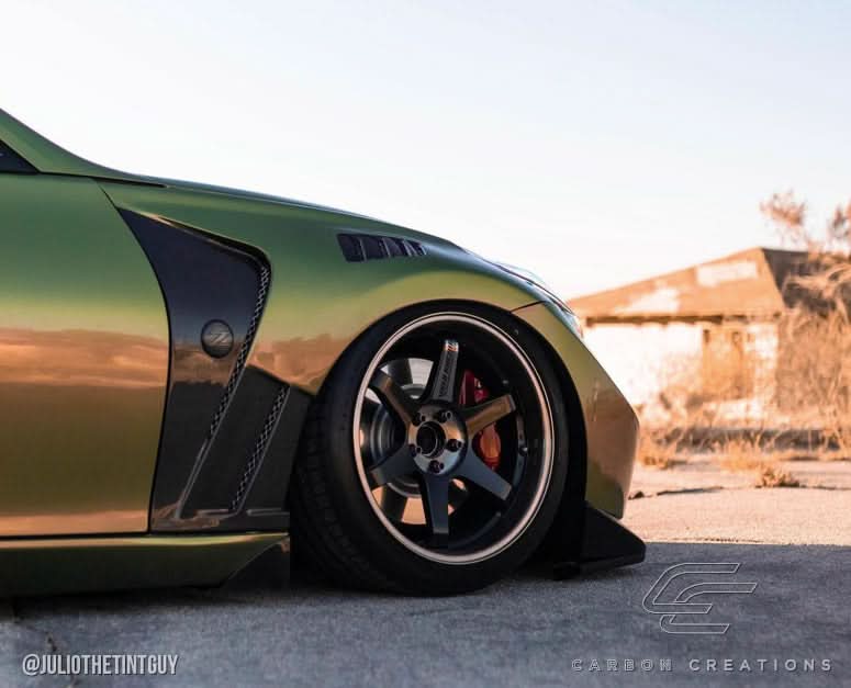 2009-2020 Nissan 370Z RS-1 Style Front Fenders - Carbon Fiber