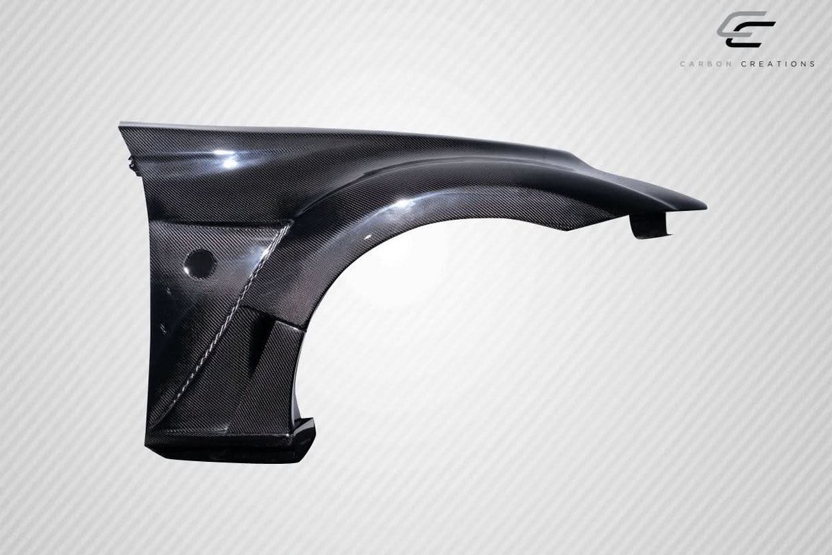 2009-2020 Nissan 370Z VRS Style Front Fenders - 2 Piece Carbon Fiber