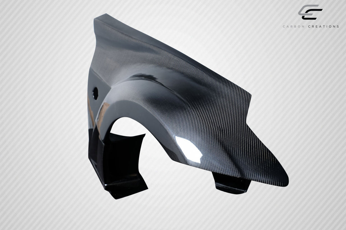 2009-2020 Nissan 370Z VRS Style Front Fenders - 2 Piece Carbon Fiber