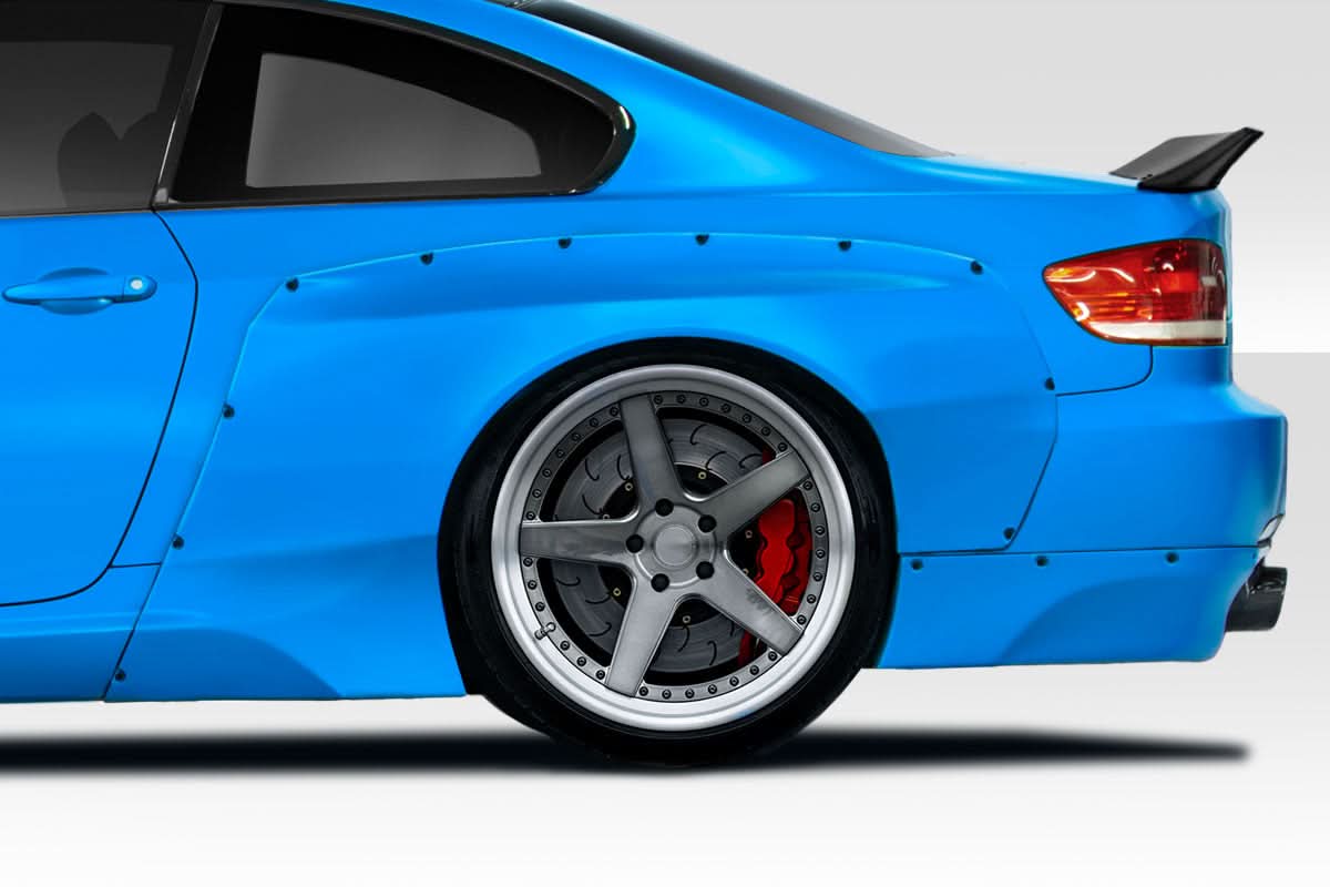 2007-2013 BMW 3 Series RBS Style Rear Fender Flares 2 Piece - FRP