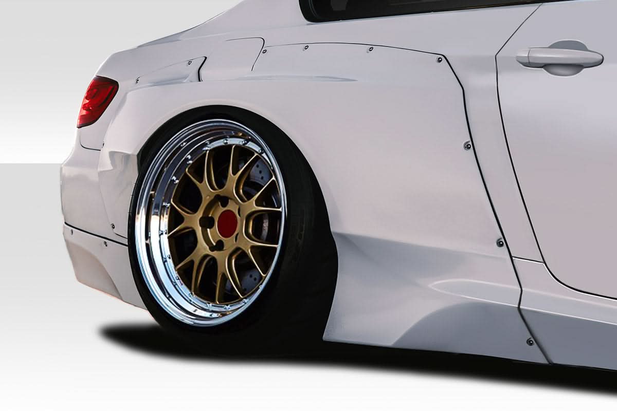 2007-2013 BMW 3 Series RBS Style Rear Fender Flares 2 Piece - FRP