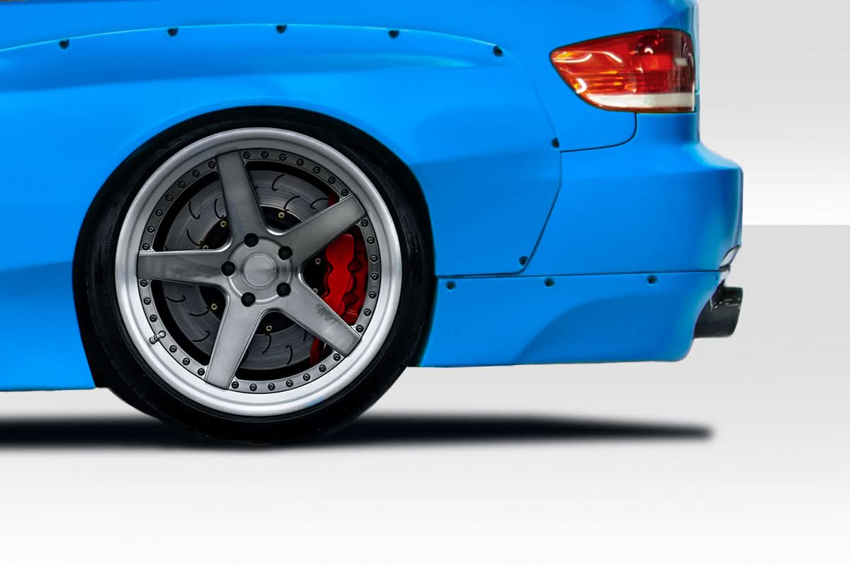 2007-2013 BMW 3 Series E92 E93 RBS Style Rear Bumper Add Ons - FRP