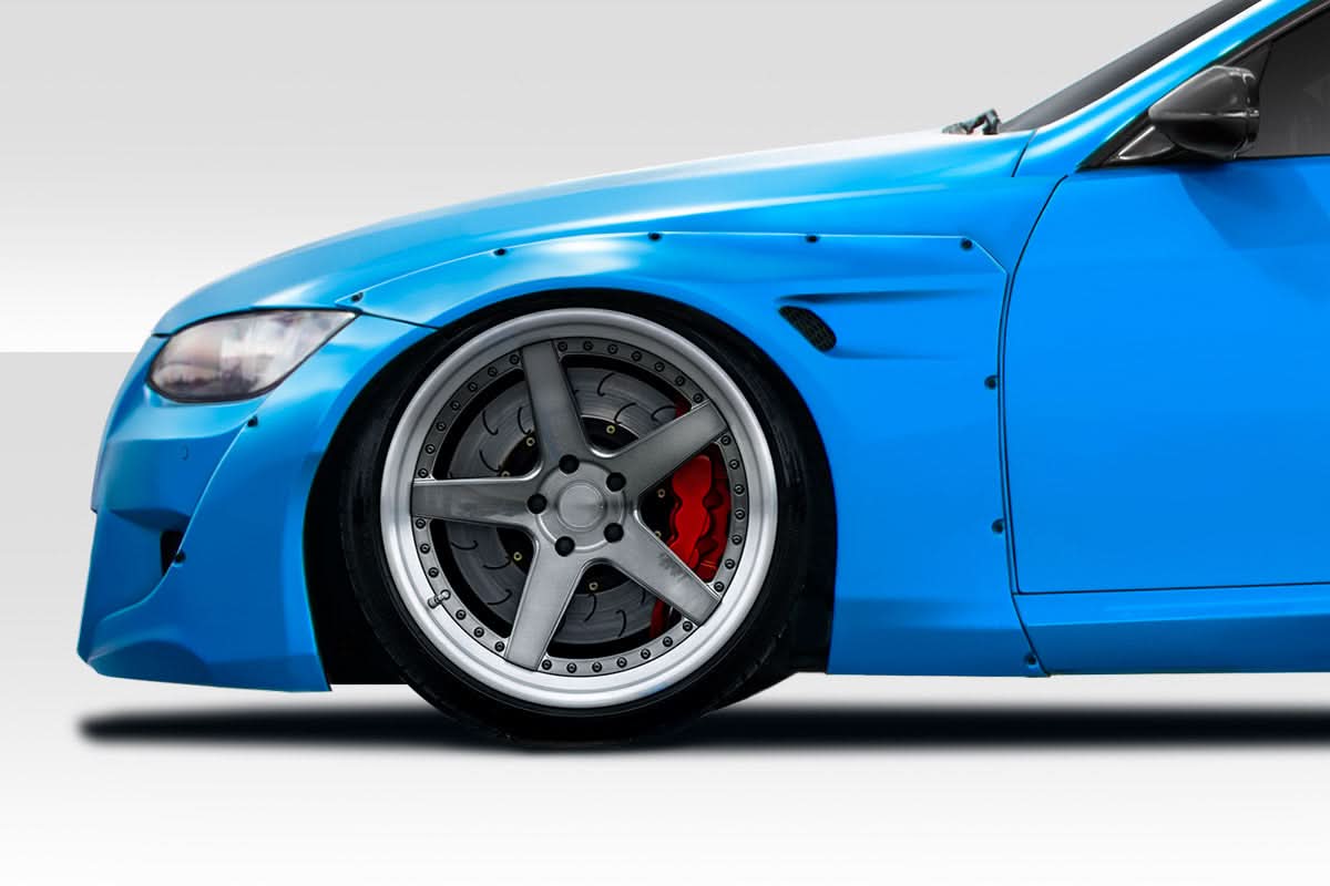 2007-2010 BMW 3 Series E92 E93 RBS Style Front Fender Flares - FRP