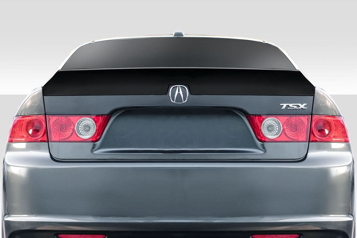 2004-2008 Acura TSX Ducktail Style Rear Wing Spoiler - FRP