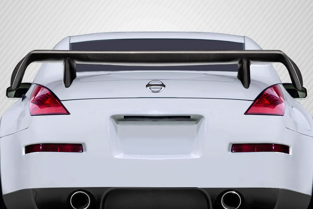 2003-2008 Nissan 350Z Power Style Rear Wing Spoiler - Carbon Fiber