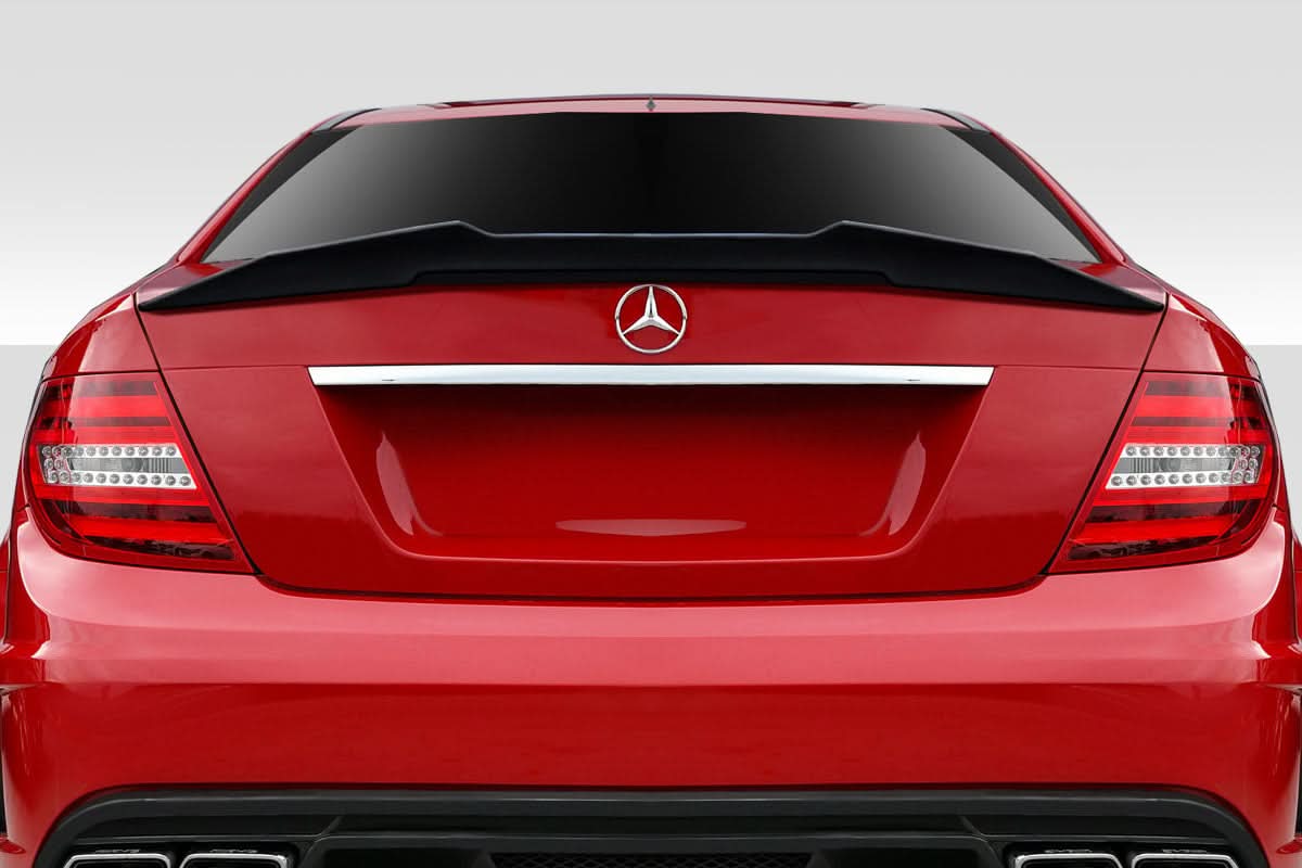 2008-2014 Mercedes C Class W204 Plasma Style Rear Wing Spoiler - FRP