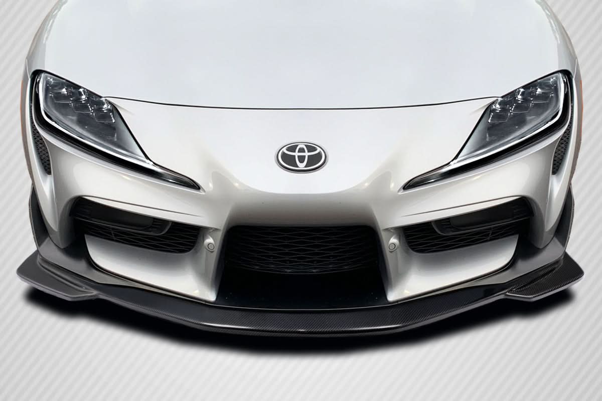 2019-2023 Toyota Supra Speed Style Front Lip Spoiler - Carbon Fiber