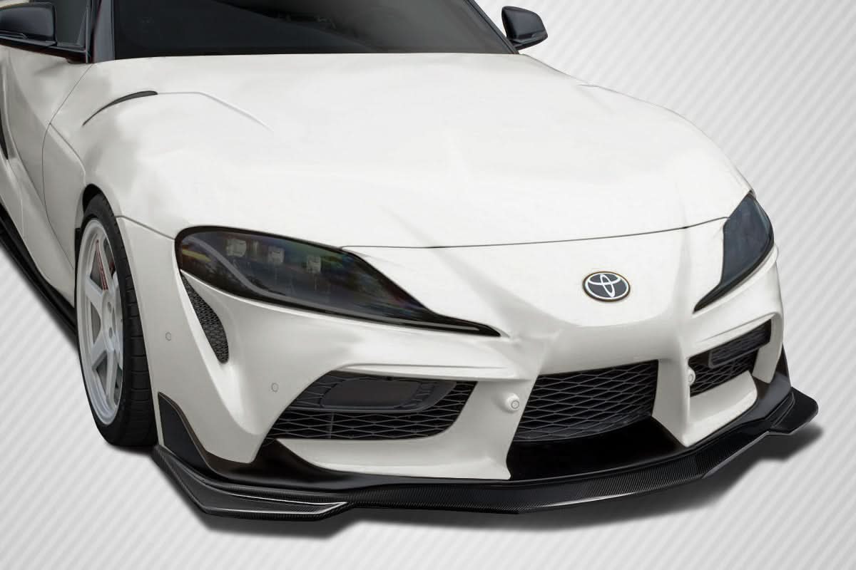 2019-2023 Toyota Supra Speed Style Front Lip Spoiler - Carbon Fiber