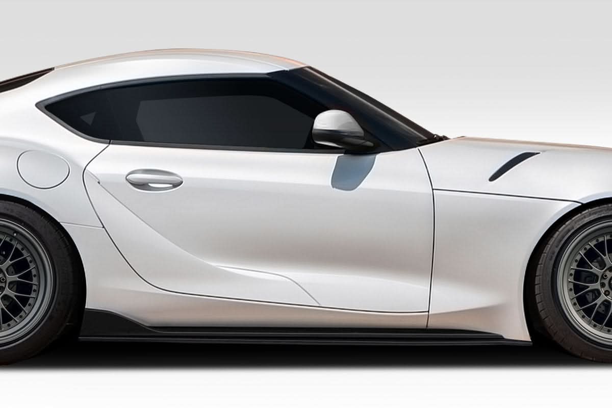 2019-2023 Toyota Supra A90 Speed Style Side Skirts Splitters - FRP