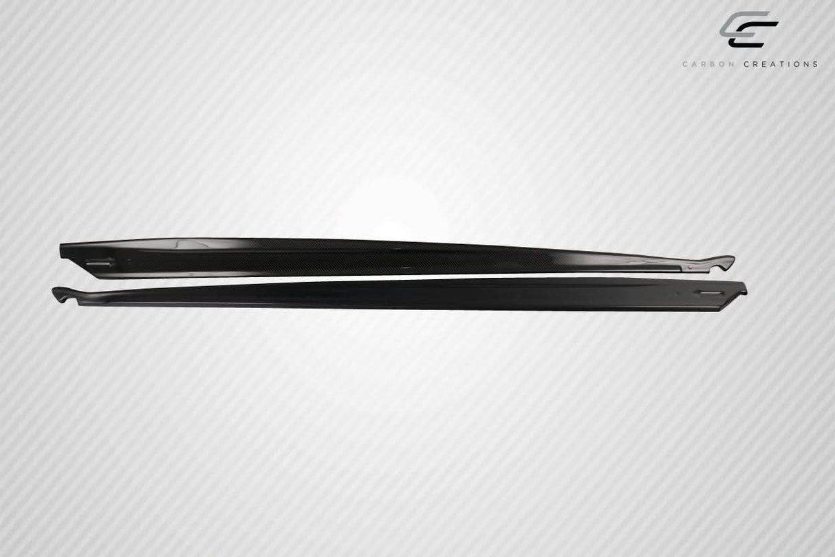 2020-2025 Toyota Supra A90 Speed Style Side Skirts Splitters - Carbon Fiber