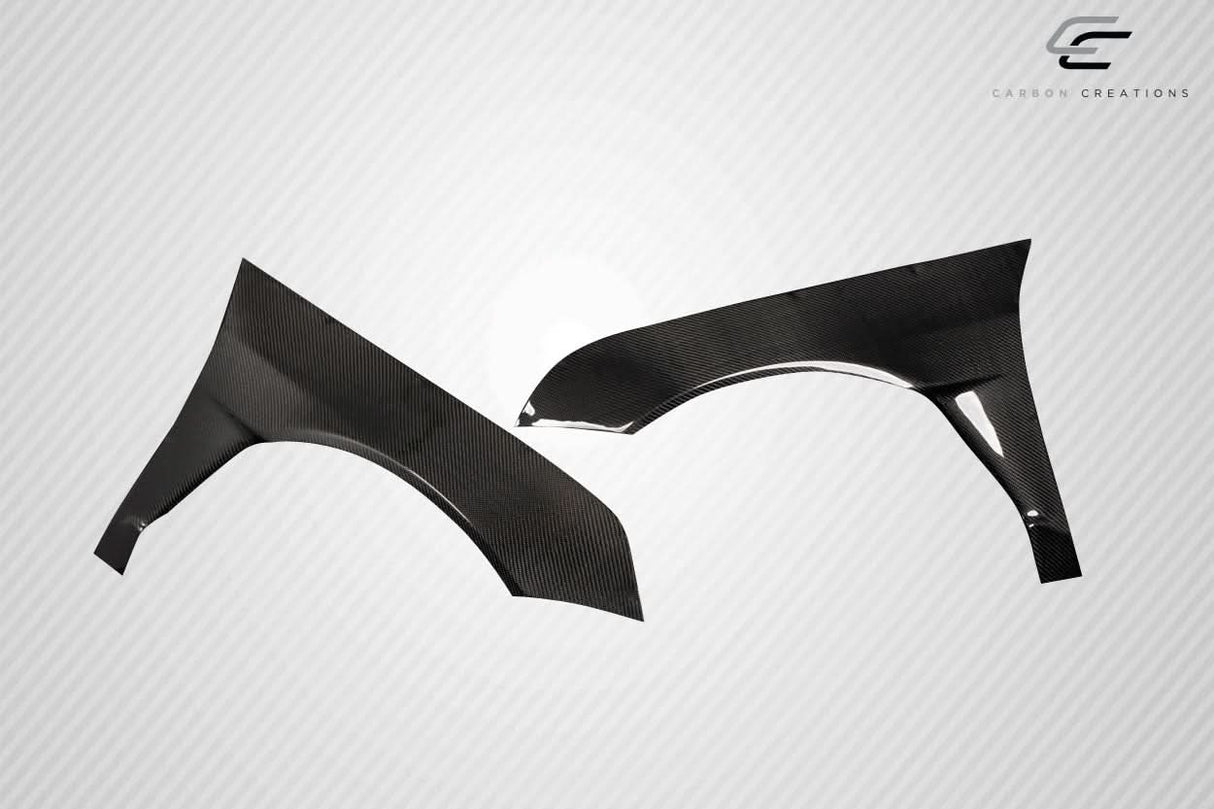 2002-2006 Acura RSX A1 Style Front Fender Flares - Carbon Fiber