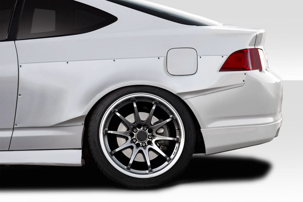 2002-2006 Acura RSX A1 Style Rear Fender Flares - FRP