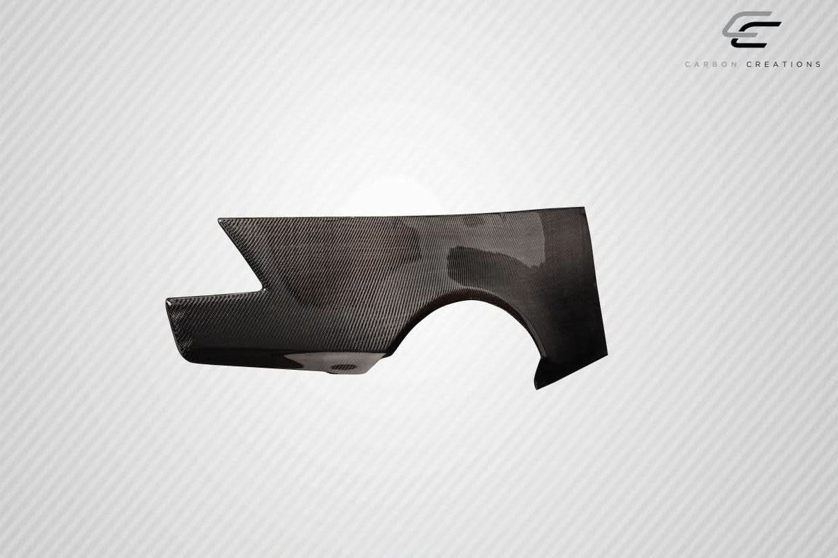 2002-2006 Acura RSX A1 Style Rear Fender Flares - Carbon Fiber