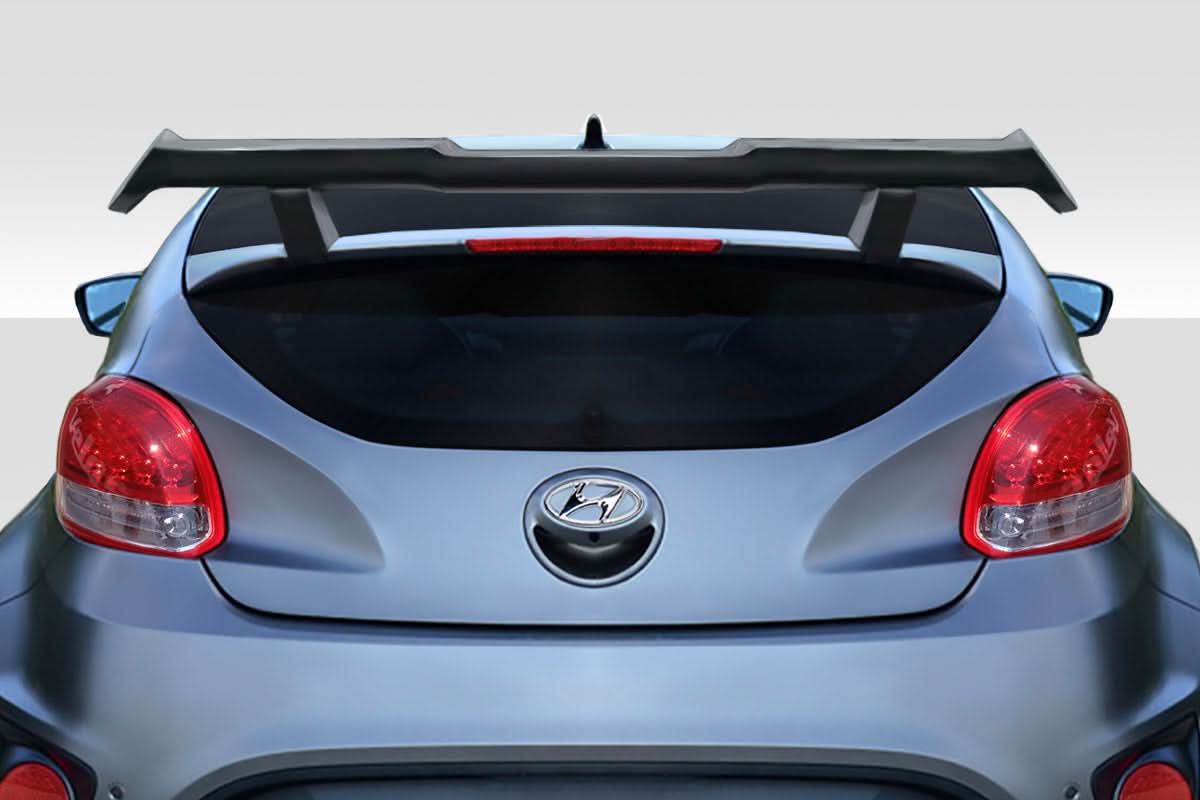 2012-2017 Hyundai Veloster Nobo Style Rear Wing Spoiler - 3 Piece FRP