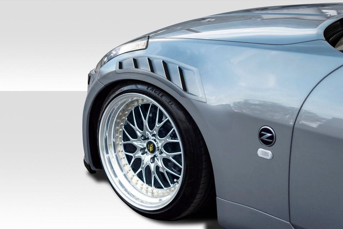 2003-2008 Nissan 350Z N Spec Style Fender Vents - 2 Piece FRP