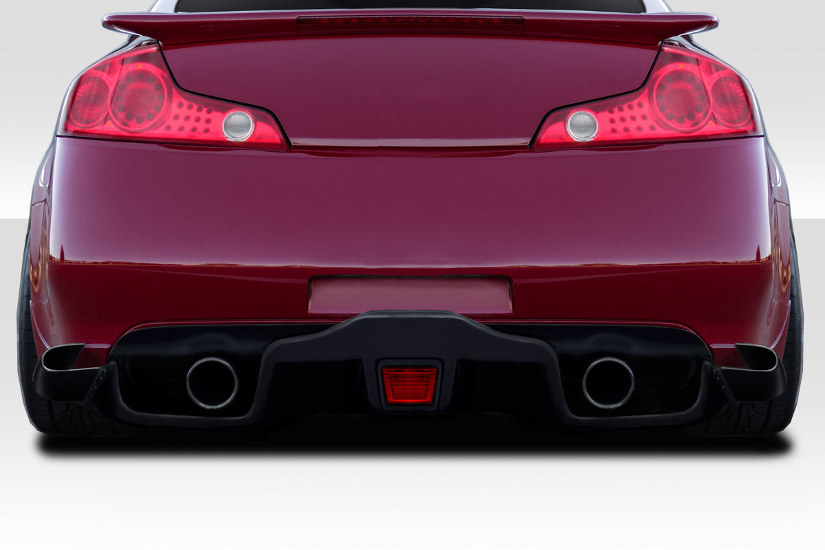 2003-2008 Nissan 350Z F1 Style Rear Diffuser 5 Piece - FRP