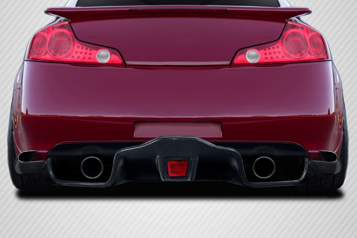 2003-2008 Nissan 350Z F1 Style Rear Diffuser - 5 Piece - Carbon Fiber