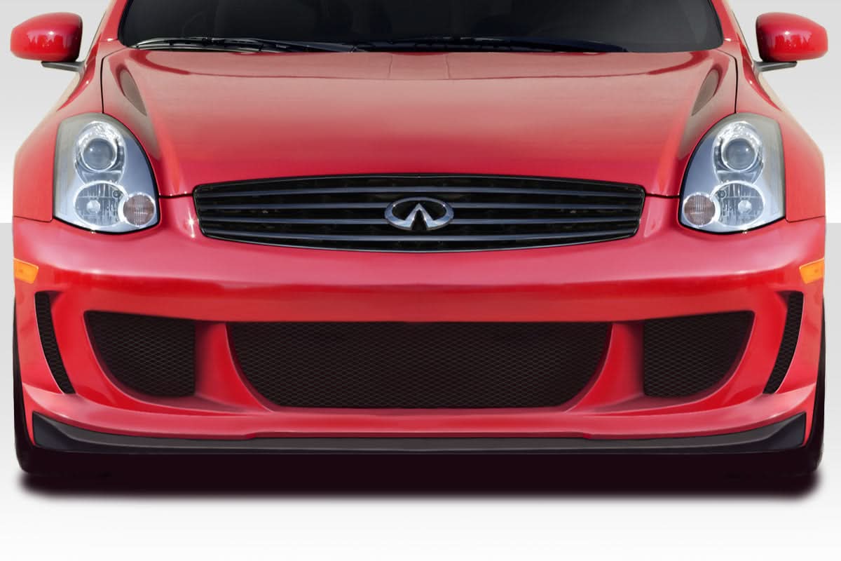 2003-2007 Infiniti G35 Strake Style Front Bumper Cover - 2 Piece FRP