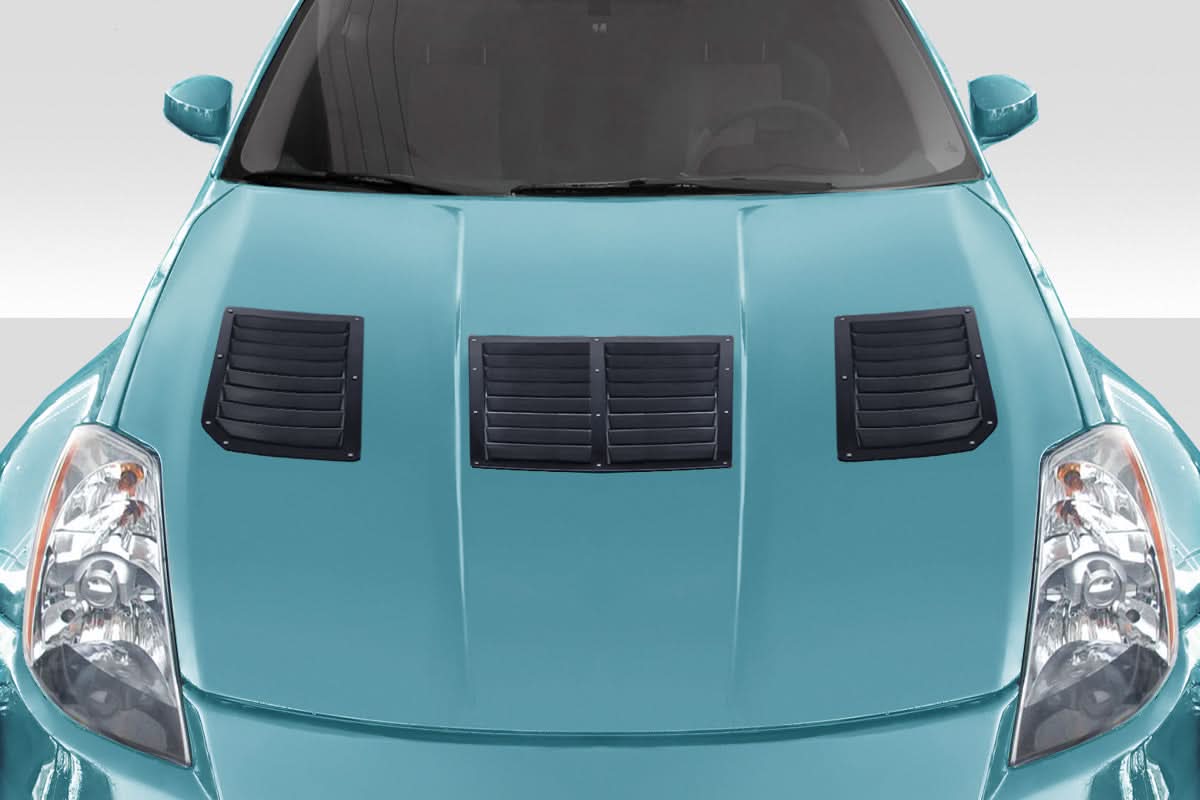 2003-2006 Nissan 350Z GT1 Style Hood - 1 Piece - FRP