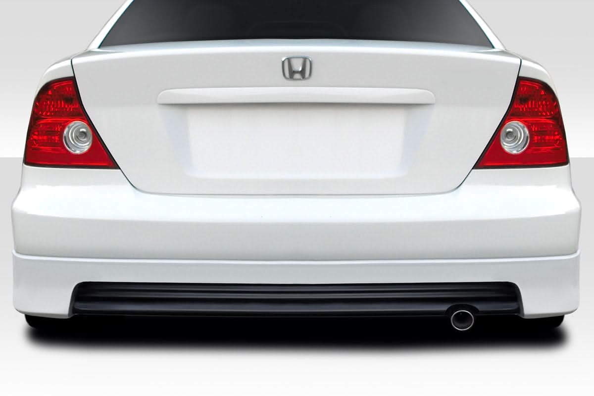 2001-2005 Honda Civic 2DR H Tech Style Rear Lip Spoiler - FRP