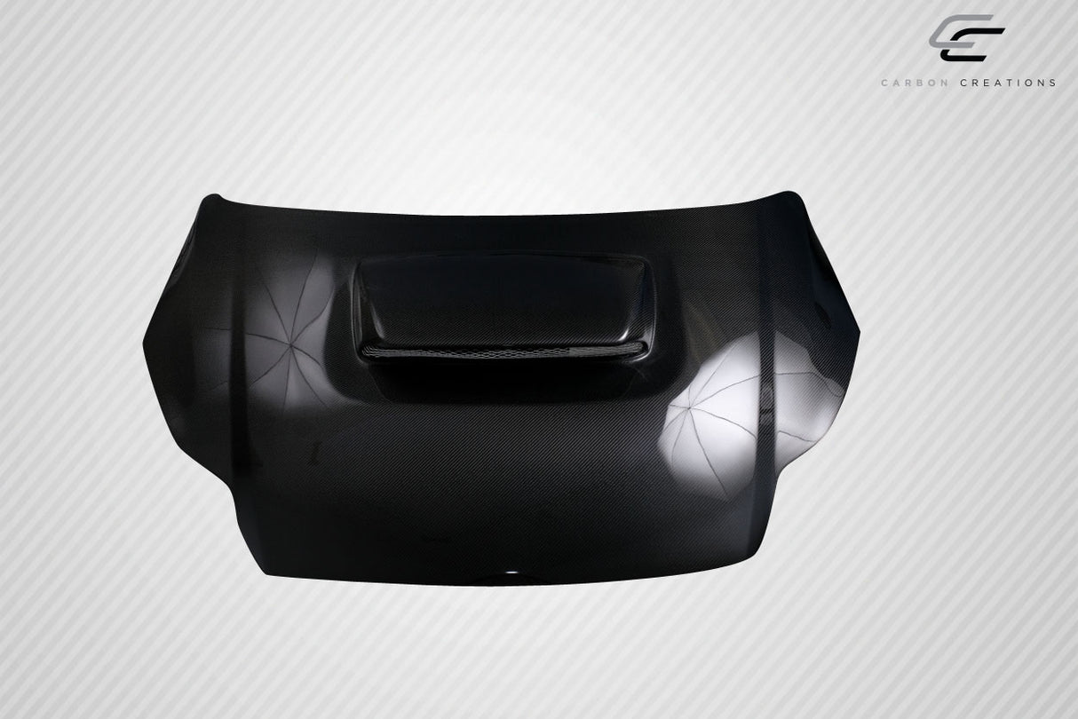 2012-2014 Ford Focus Ram Air Style Hood - Carbon Fiber