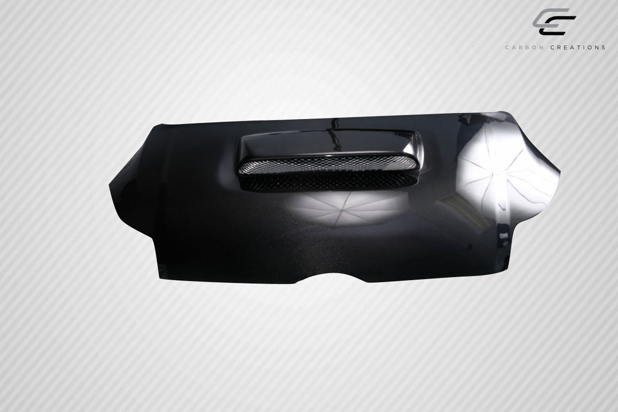 2012-2014 Ford Focus Ram Air Style Hood - Carbon Fiber