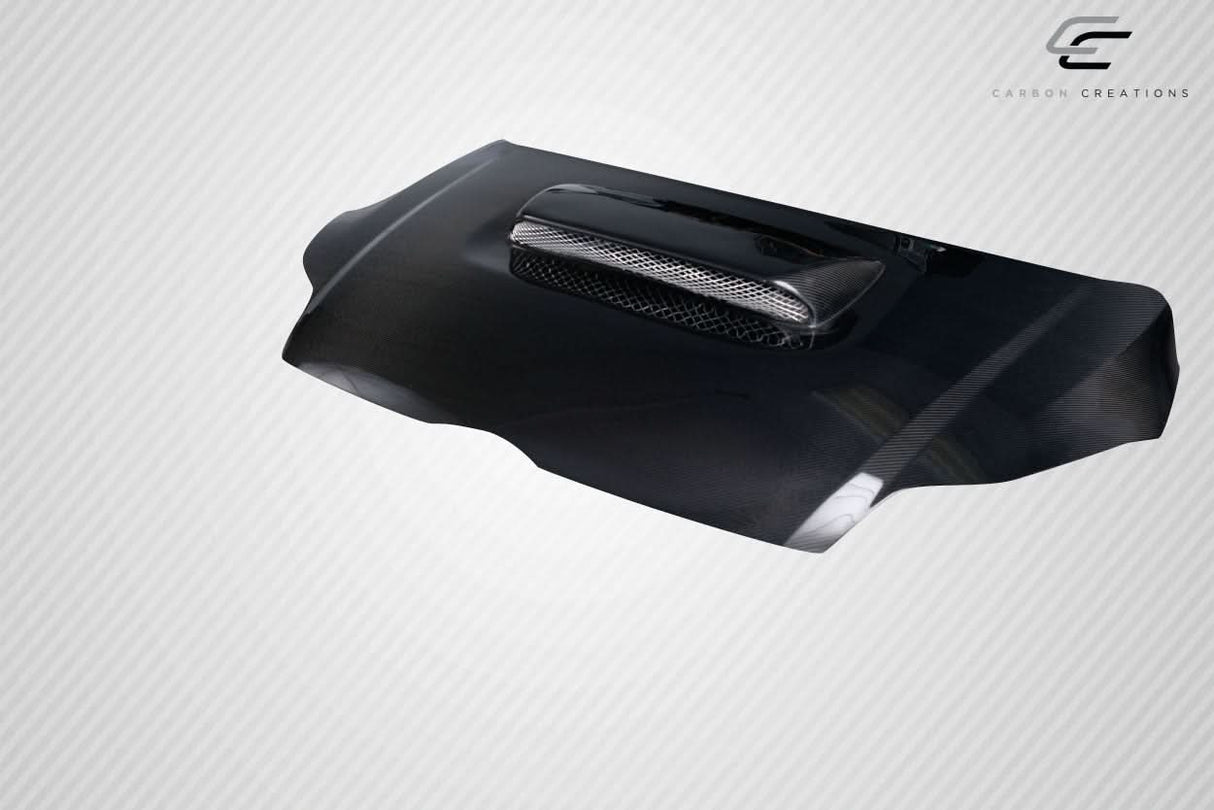 2012-2014 Ford Focus Ram Air Style Hood - Carbon Fiber