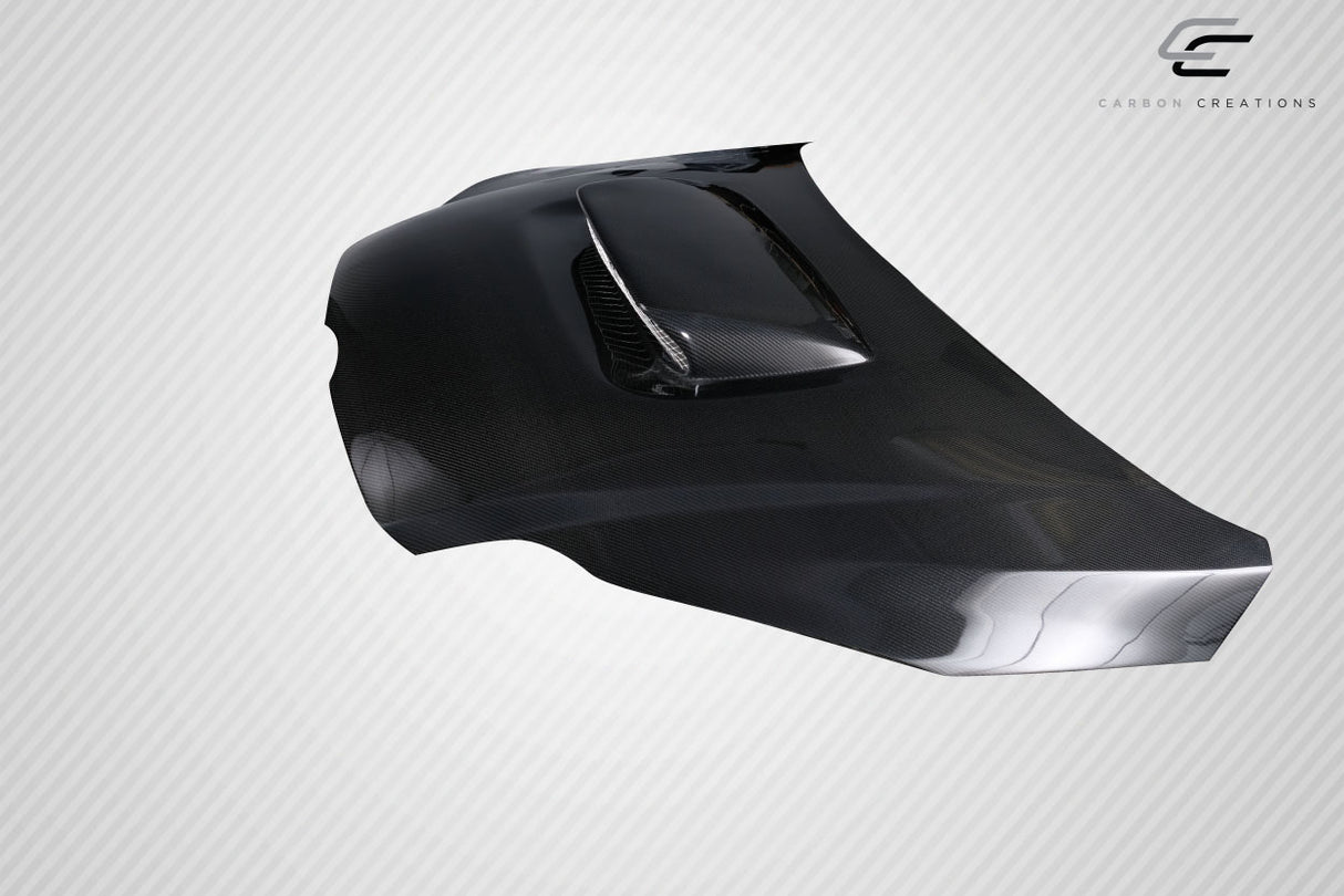 2012-2014 Ford Focus Ram Air Style Hood - Carbon Fiber