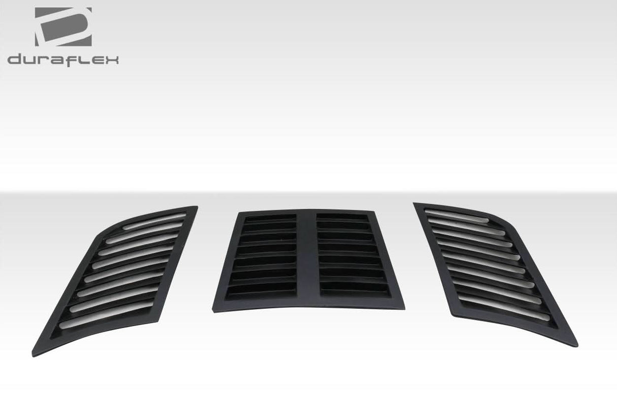 2003-2006 Nissan 350Z GT1 Style Hood Vents - 3 Piece - FRP