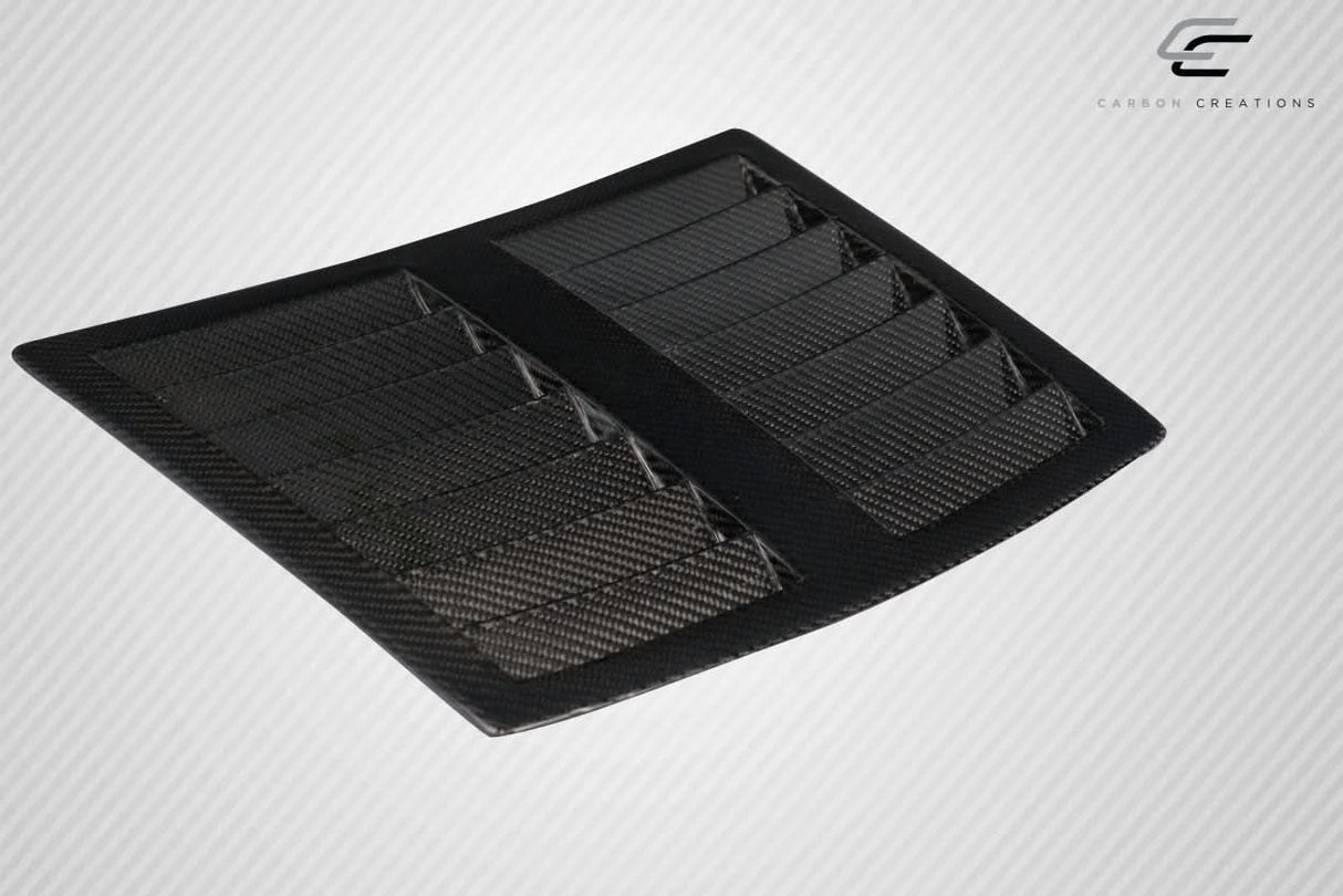 2003-2006 Nissan 350Z GT1 Style Hood Vents - 3 Piece Carbon Fiber