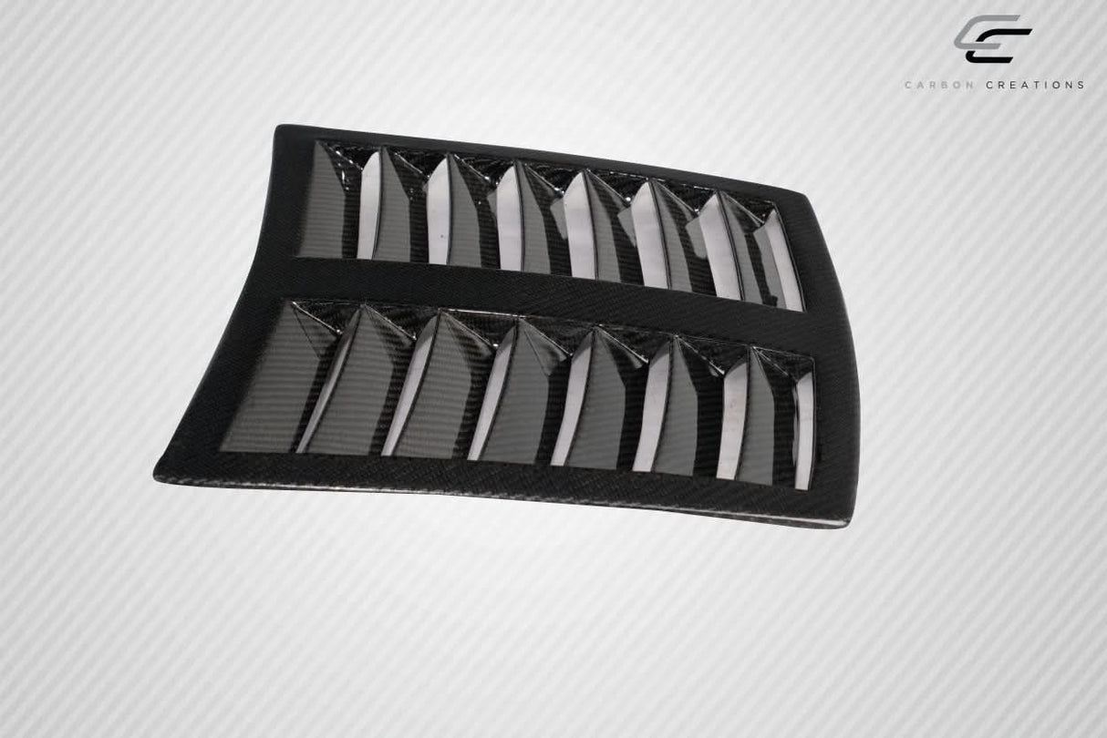 2003-2006 Nissan 350Z GT1 Style Hood Vents - 3 Piece Carbon Fiber