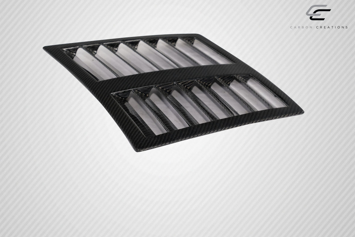 2003-2006 Nissan 350Z Z33 Carbon Creations GT1 Hood Vents - 3 Piece