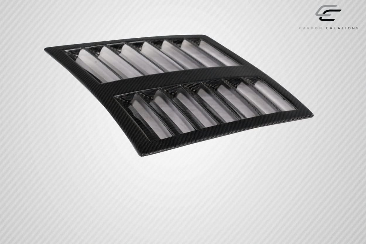 2003-2006 Nissan 350Z GT1 Style Hood Vents - 3 Piece Carbon Fiber