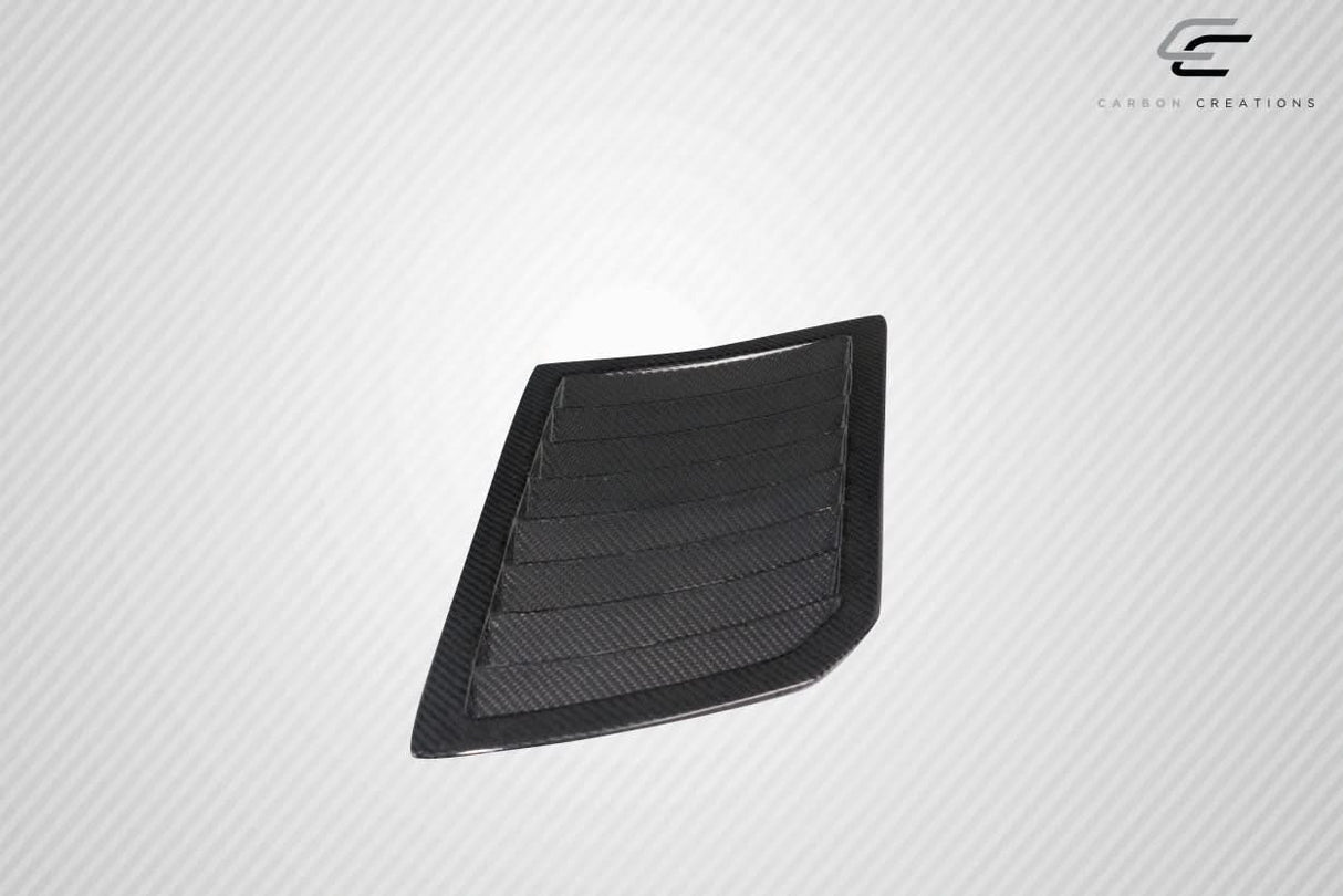 2003-2006 Nissan 350Z GT1 Style Hood Vents - 3 Piece Carbon Fiber