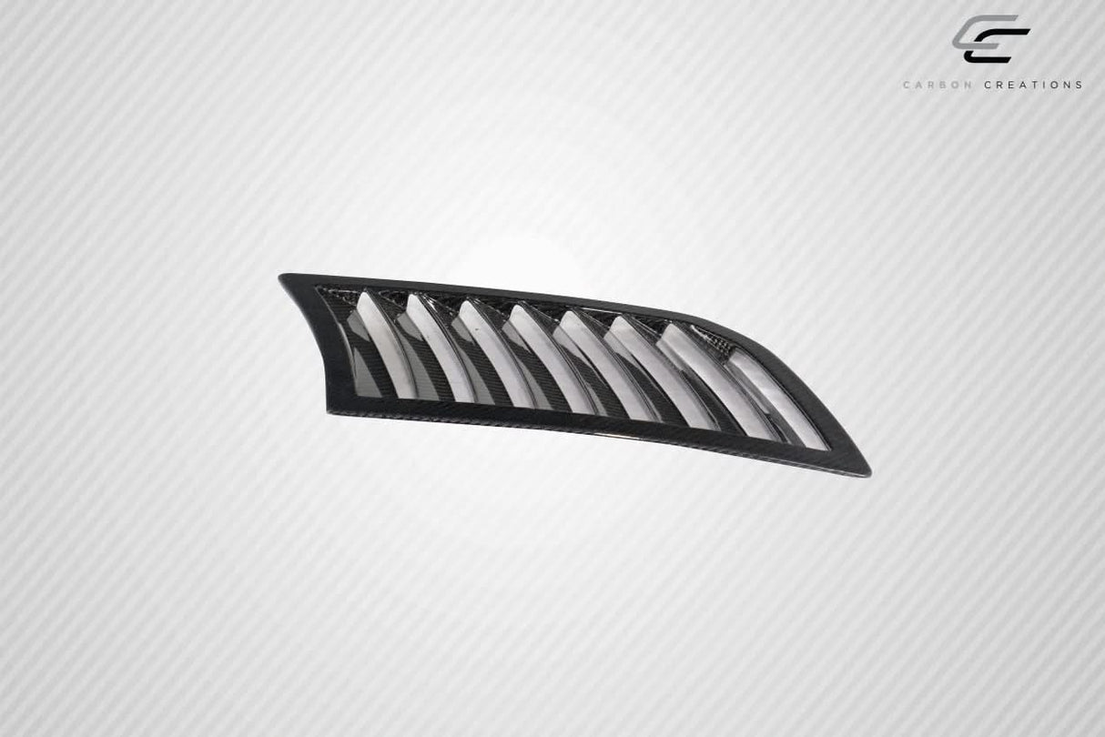 2003-2006 Nissan 350Z GT1 Style Hood Vents - 3 Piece Carbon Fiber