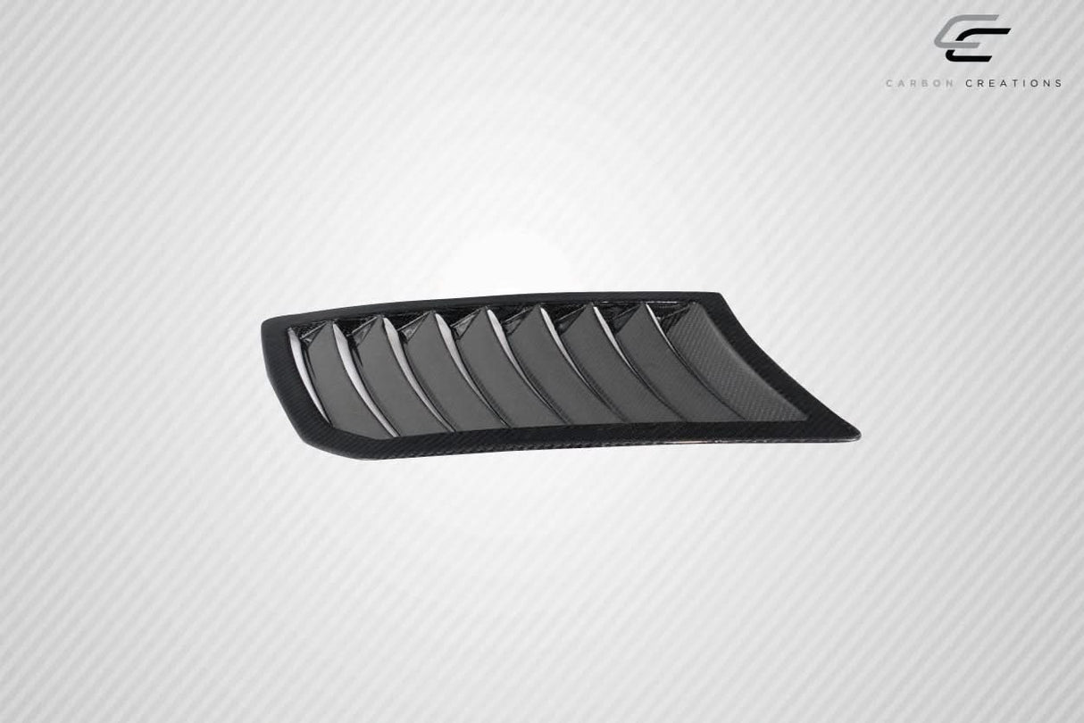 2003-2006 Nissan 350Z GT1 Style Hood Vents - 3 Piece Carbon Fiber