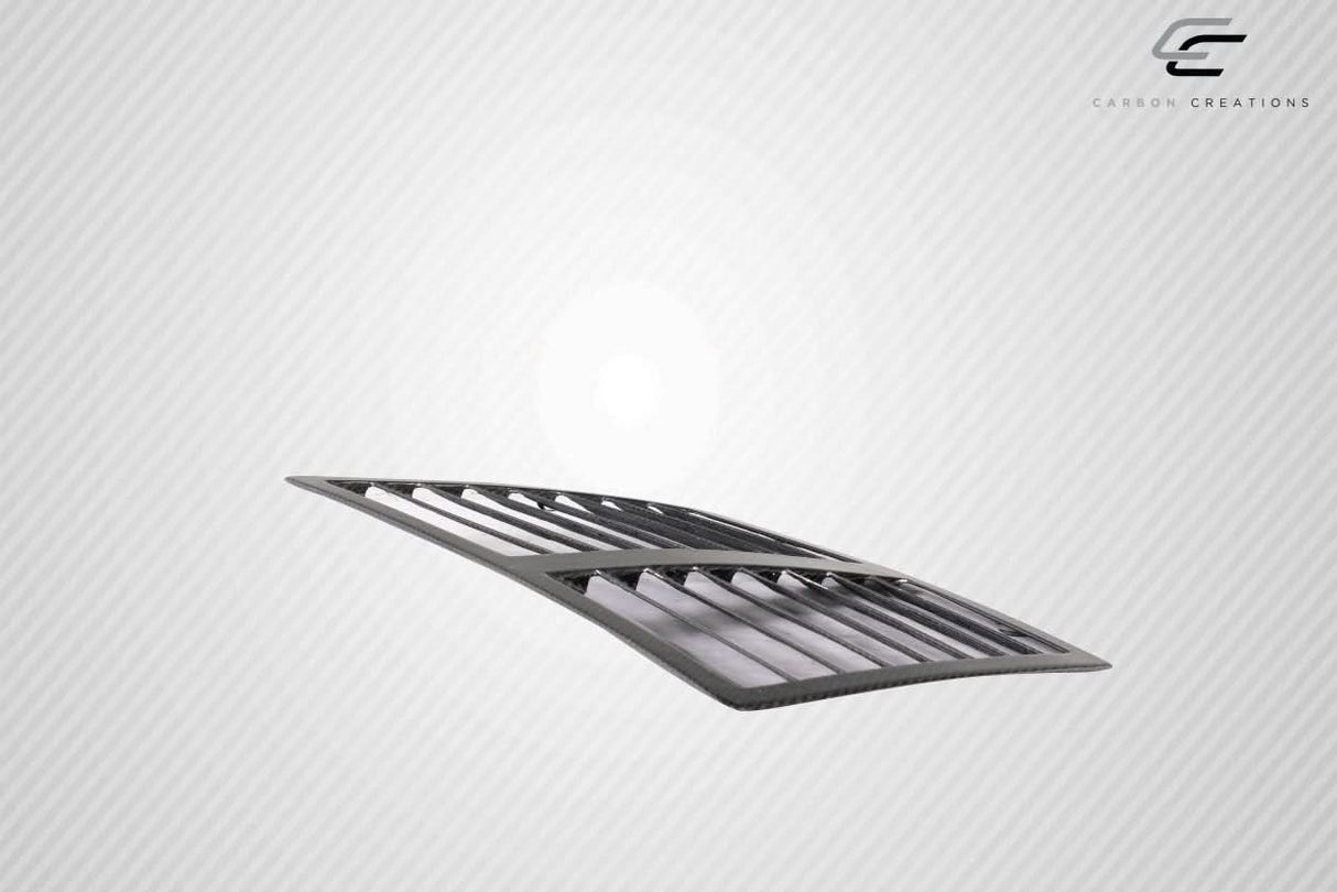 2009-2020 Nissan 370Z GT1 Style Hood Vents - 3 Piece Carbon Fiber