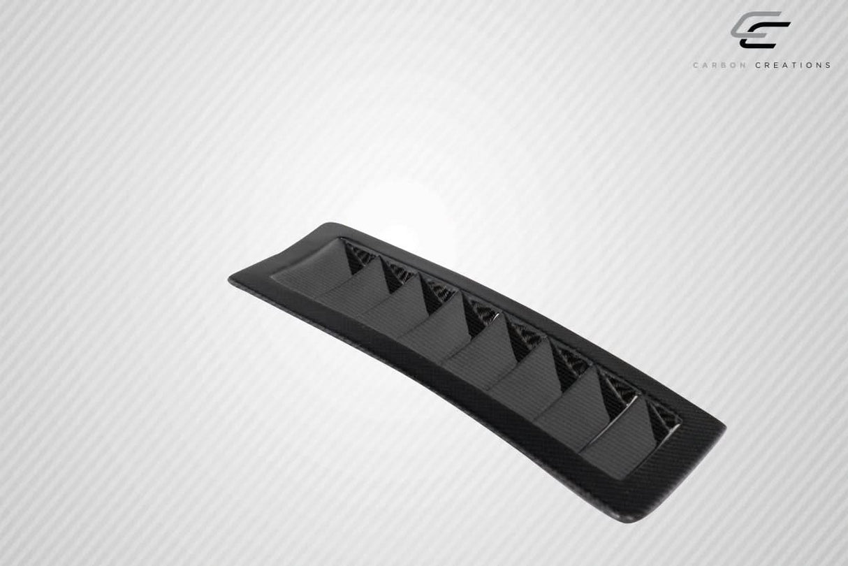 2009-2020 Nissan 370Z GT1 Style Hood Vents - 3 Piece Carbon Fiber