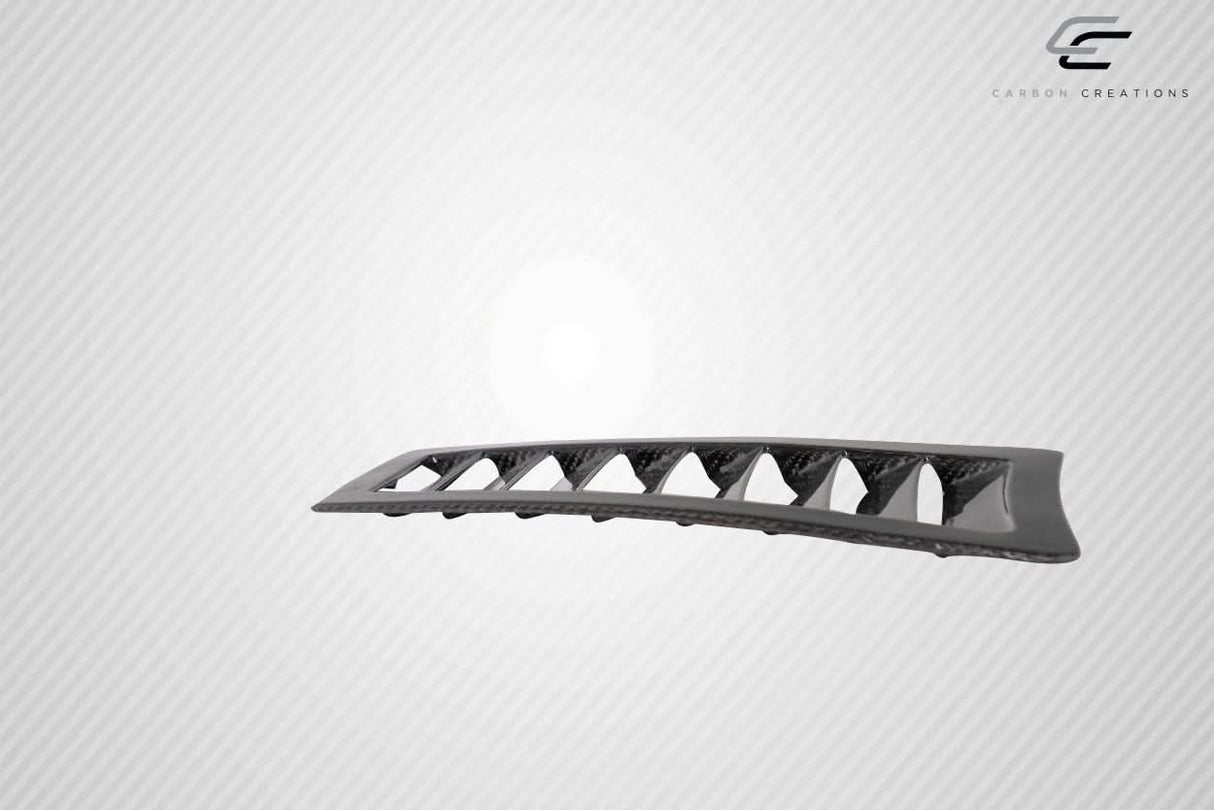 2009-2020 Nissan 370Z GT1 Style Hood Vents - 3 Piece Carbon Fiber