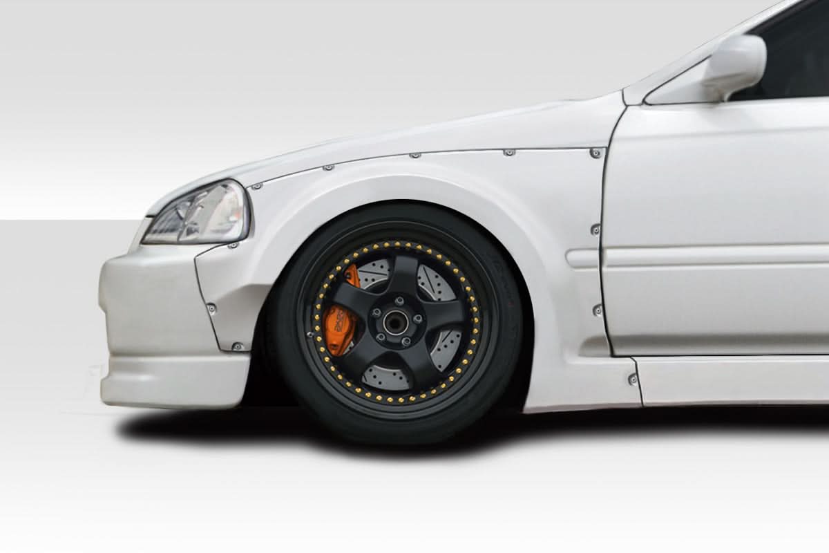 1996-2000 Honda Civic MMR Style Front Fender Flares - FRP