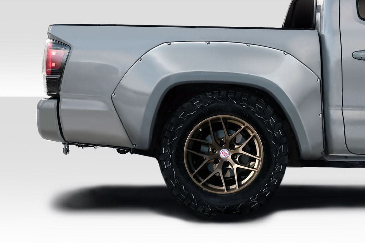 2016-2023 Toyota Tacoma Circuit Style Rear Fender Flares - FRP
