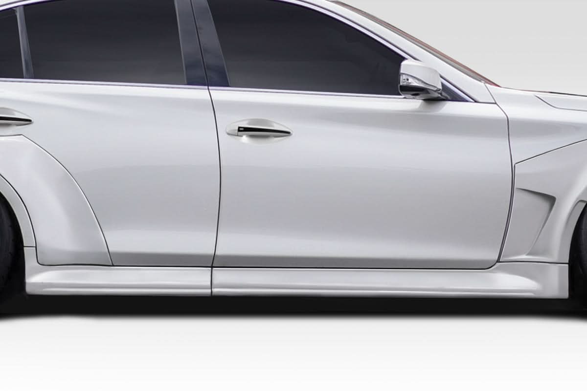 2014-2023 Infiniti Q50 Redline Style Wide Body Side Skirts - FRP