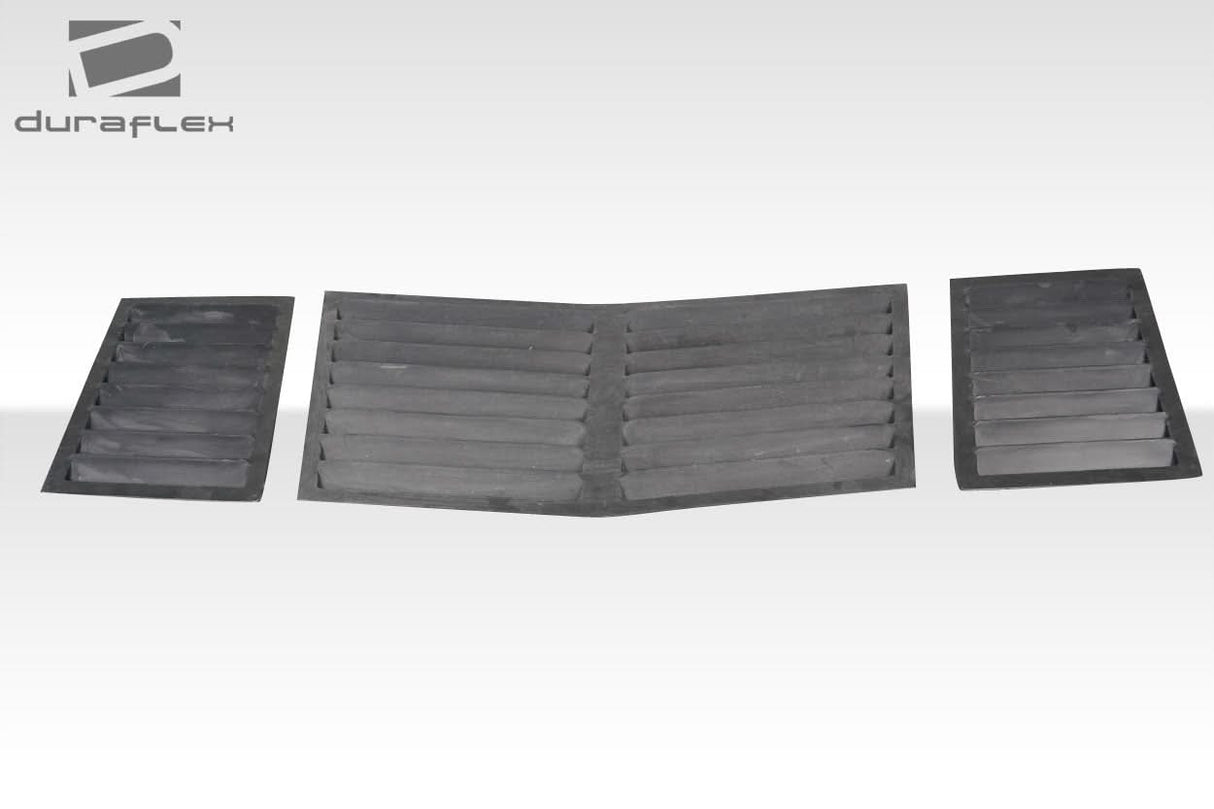 1992-1998 BMW M3 E36 GT1 Style Hood Vents - 3 Piece - FRP