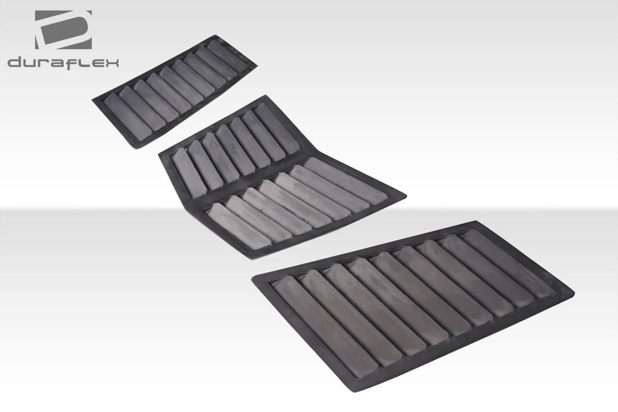 2005-2009 Ford Mustang GT1 Style Hood Vents - 3 Piece - FRP