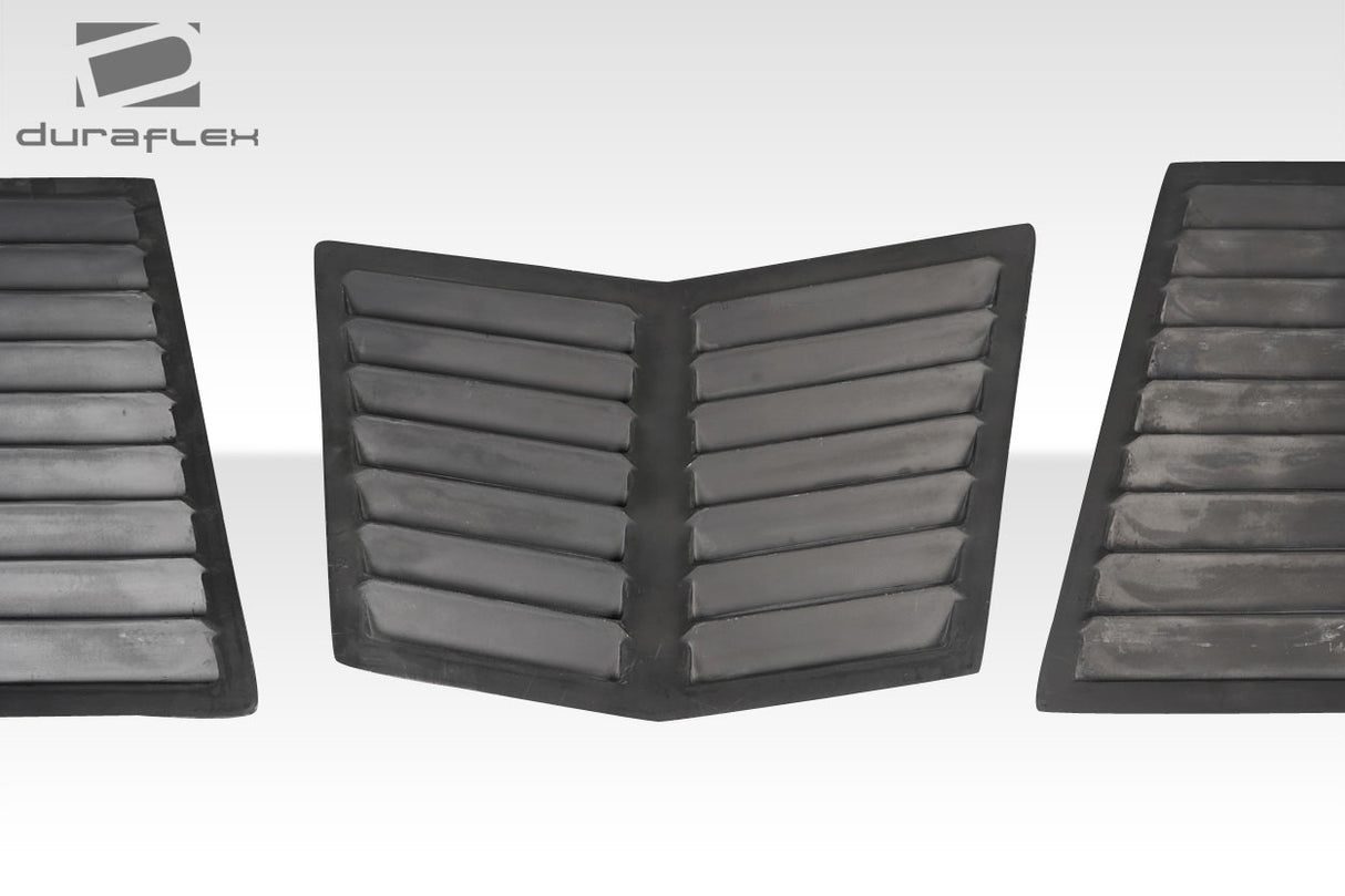 2005-2009 Ford Mustang GT1 Style Hood Vents - 3 Piece - FRP