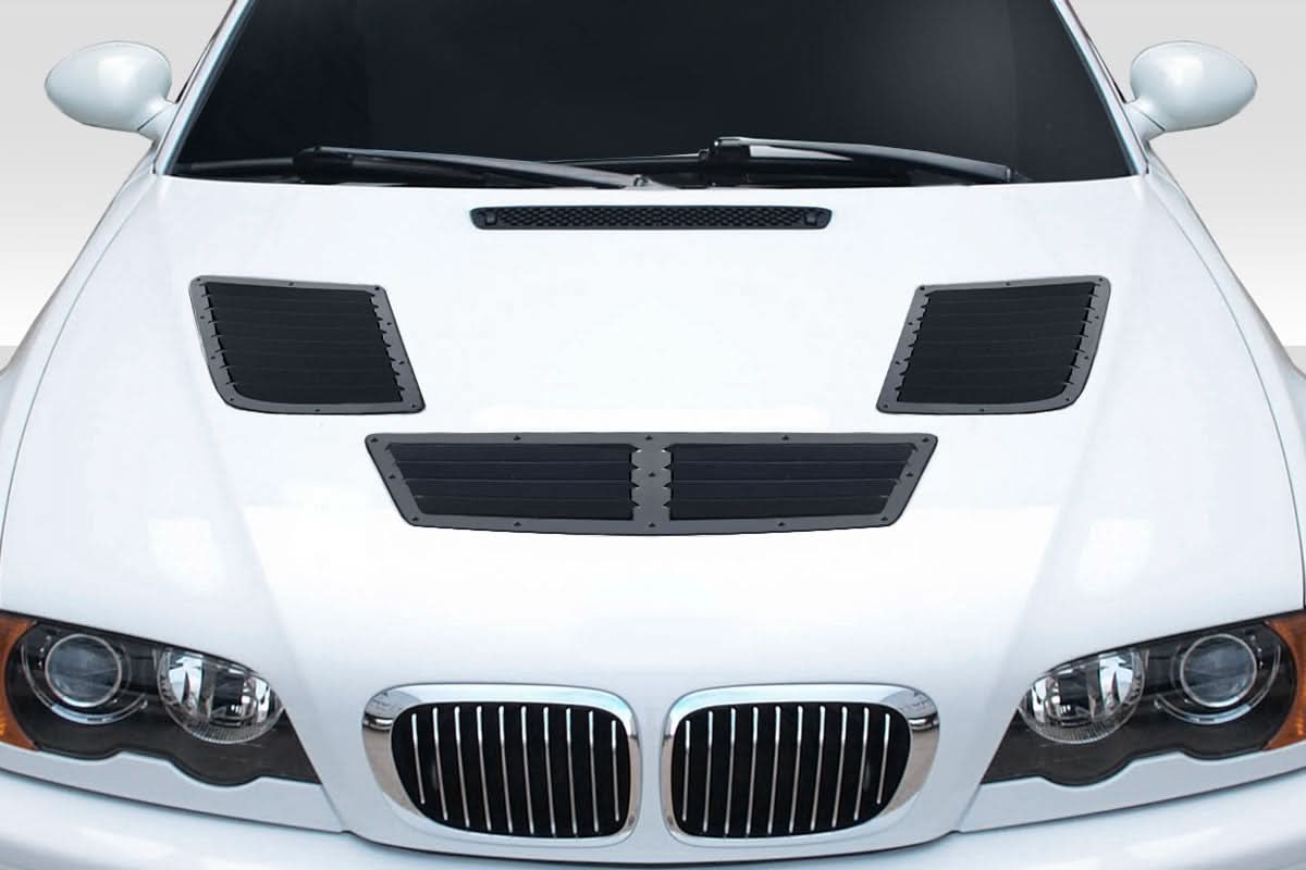 2001-2006 BMW M3 GT1 Style Hood Vents - 3 Piece - FRP