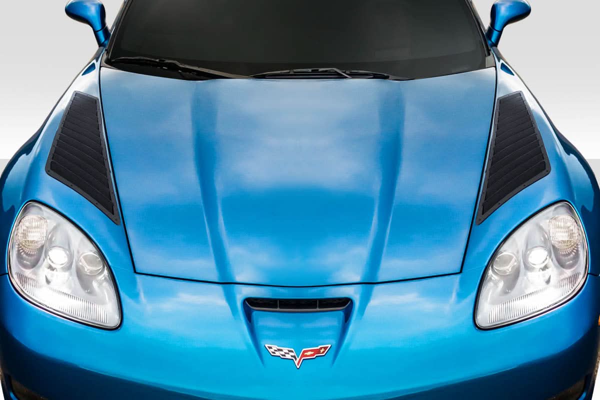 2005-2013 Chevrolet Corvette C6 GT1 Style Fender Vents - 2 Piece - FRP