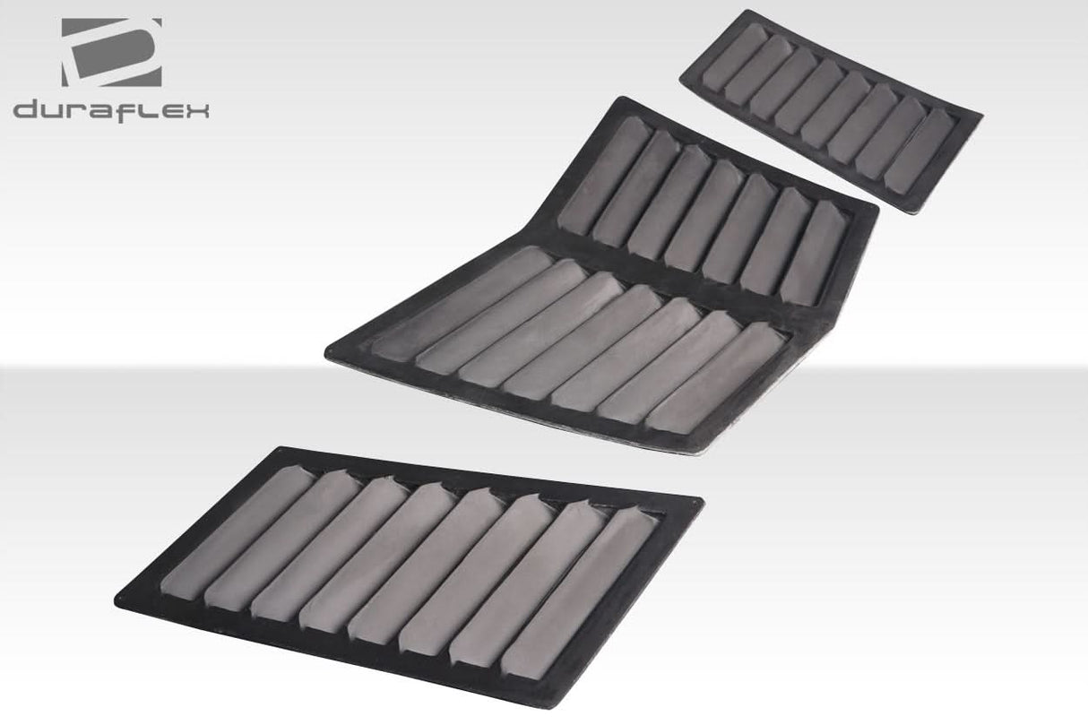 2005-2013 Chevrolet Corvette C6 GT1 Style Hood Vents - 3 Piece - FRP