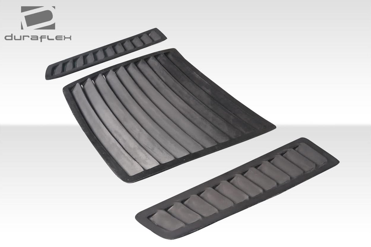 2013-2014 Ford Mustang GT1 Style Hood Vents - 3 Piece - FRP