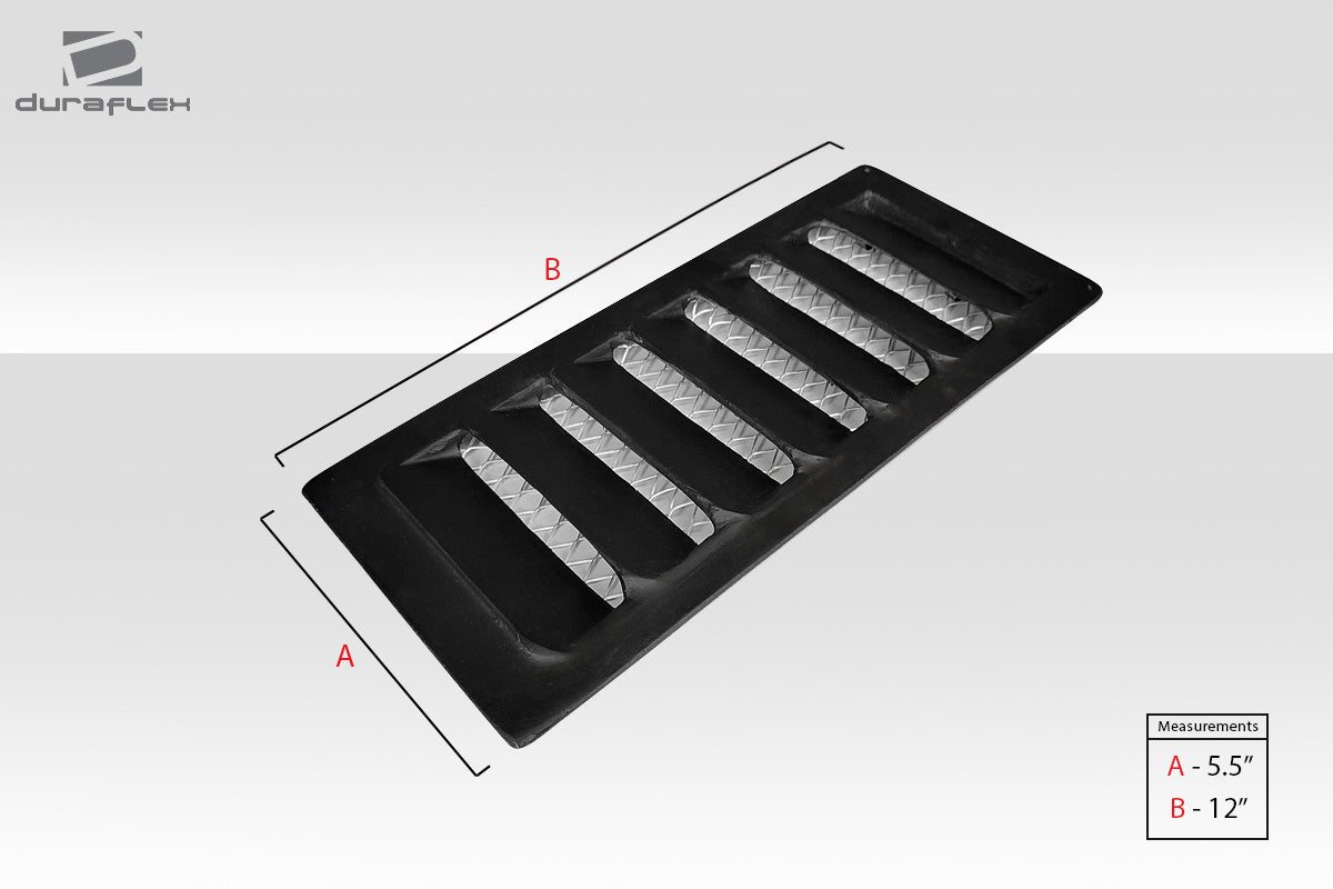 Universal Duraflex GT1 Hood Vents - 2 Piece